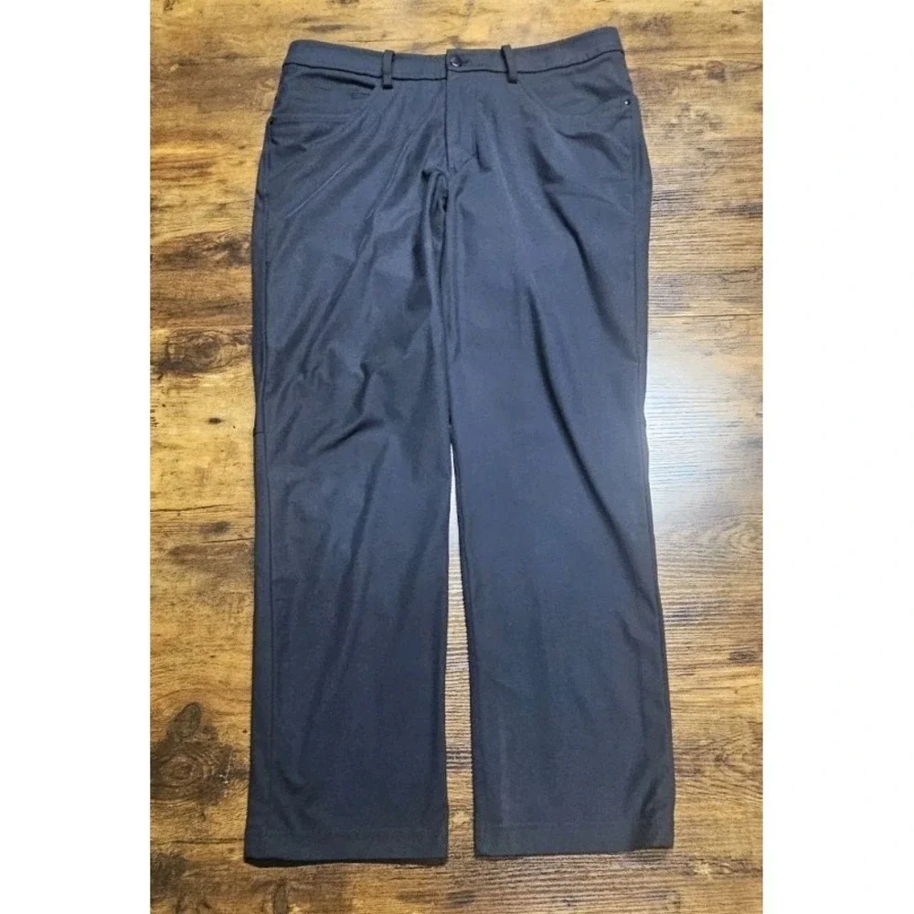 Lululemon Commission Pant Chinos Classic Warpstreme Black Men's 34 X 30